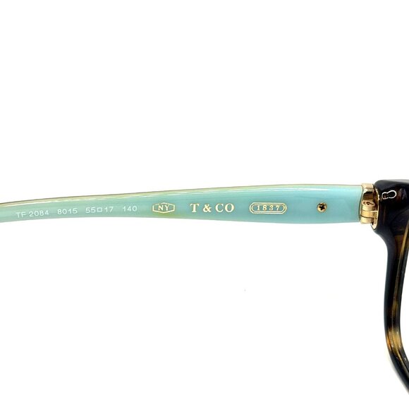 NEW TIFFANY & CO. TF2084 8015 Dark Havana Eyeglasses 55mm 17 140 - Picture 6 of 9